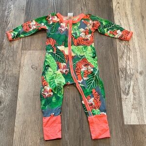 Bonds Tropical Tiger Print Kids One Piece